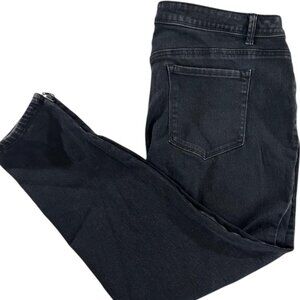Ava & Alex Pants Black Women's Size 20W Straight Leg